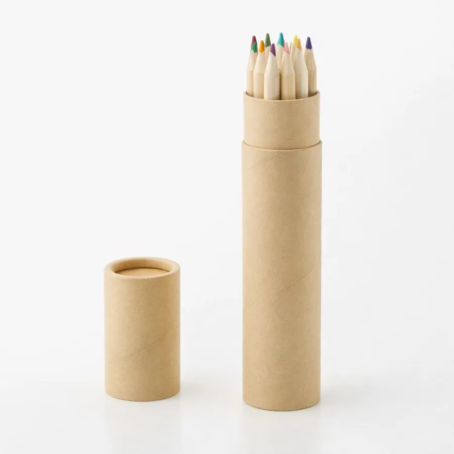 Colouring Pencils in Kraft Tube