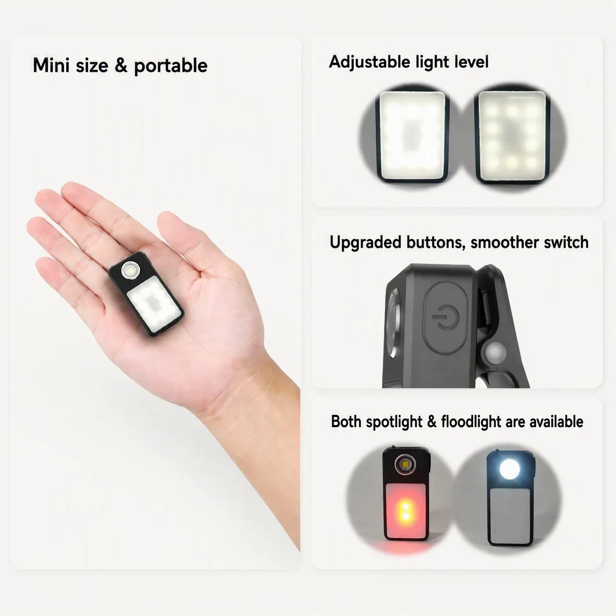 Lampe de poitrine pour la course, 13 LED