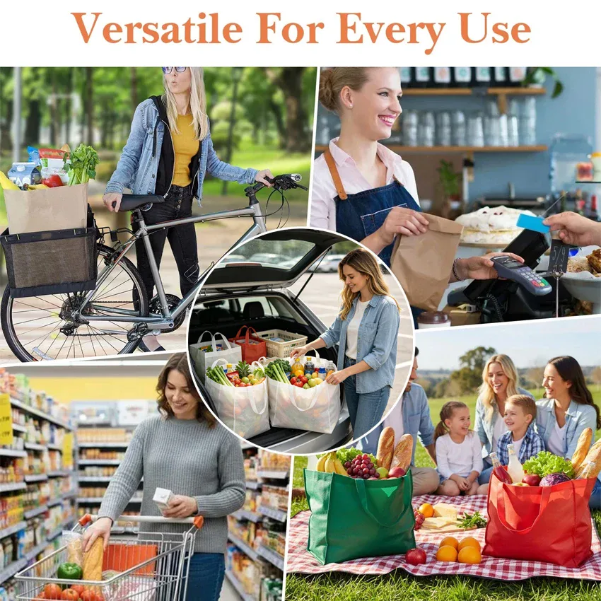 Non-Woven Shopping Bag, Reinforced Handles