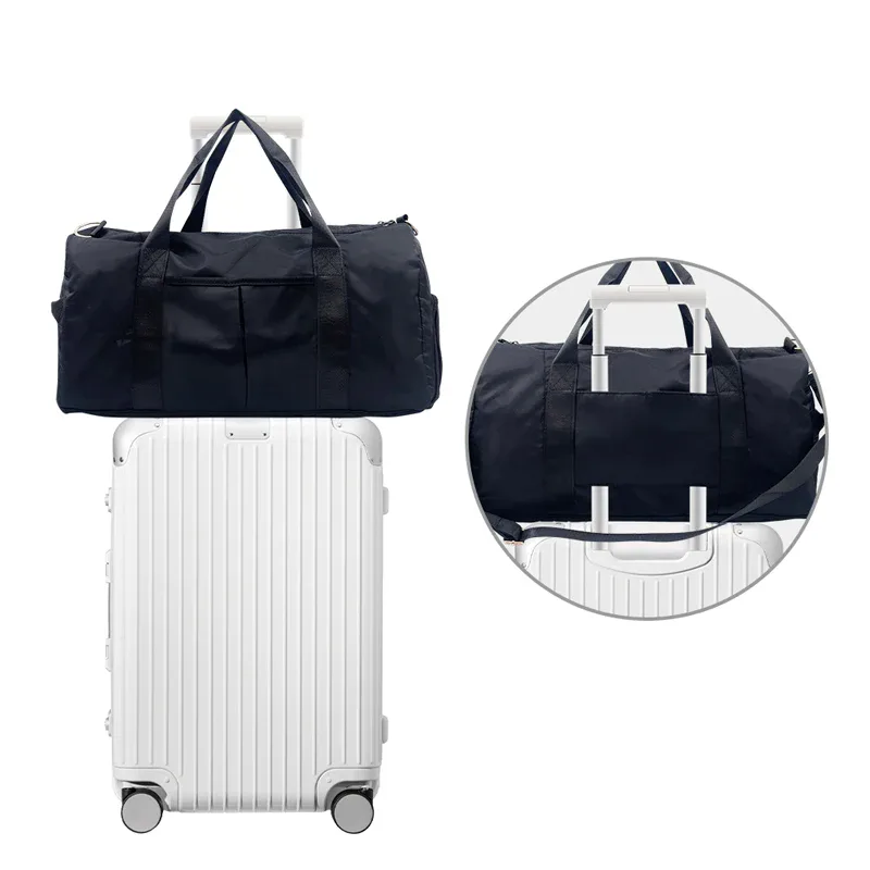 Nylon Duffel Bag with Wet Compartment