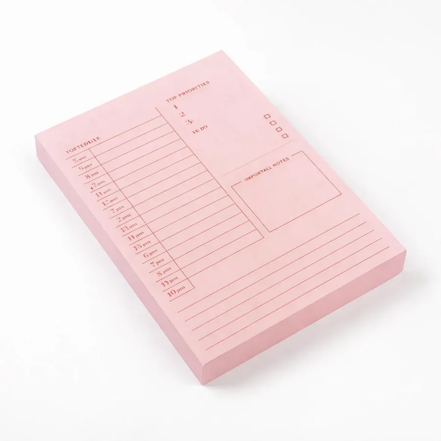 A5 Tear-Off Daily Planner Pad