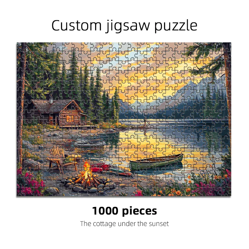 Puzzle panoramique 1 000 pièces, 75 × 50 cm