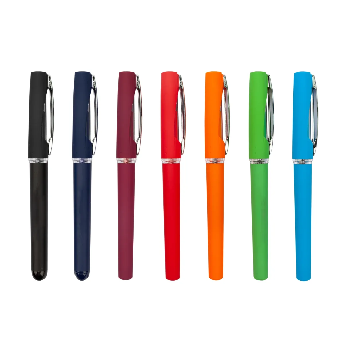 Penna gel opaca con cappuccio