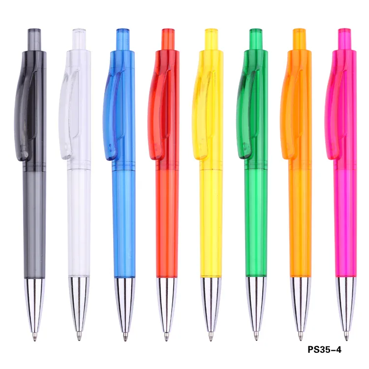 Translucent Plastic Click Pen