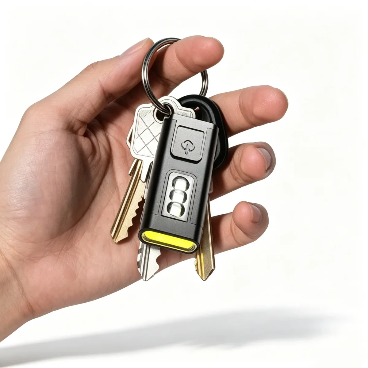 Flat UV Keyring Torch, Type-C