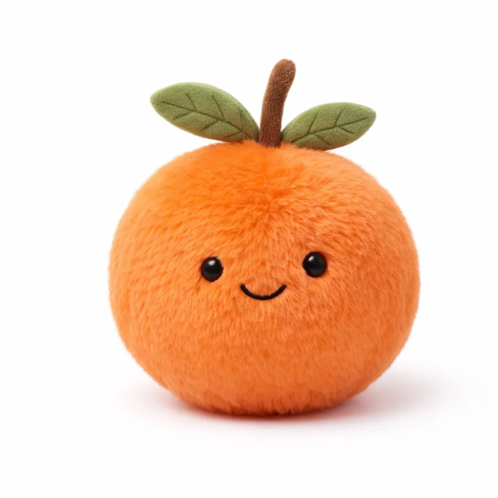 Plüschtier als Obst oder Gemüse