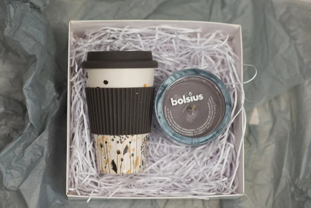 Gift Set “Harmony”: Lidded Mug and Candle