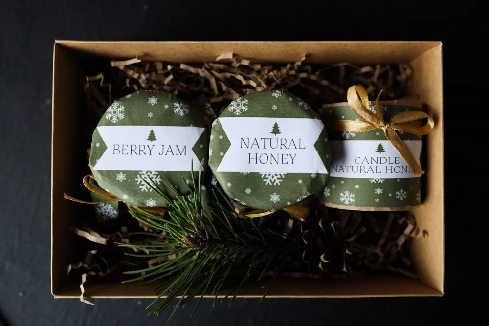 Coffret cadeau «Gift from the Forest» : confiture, miel et bougie