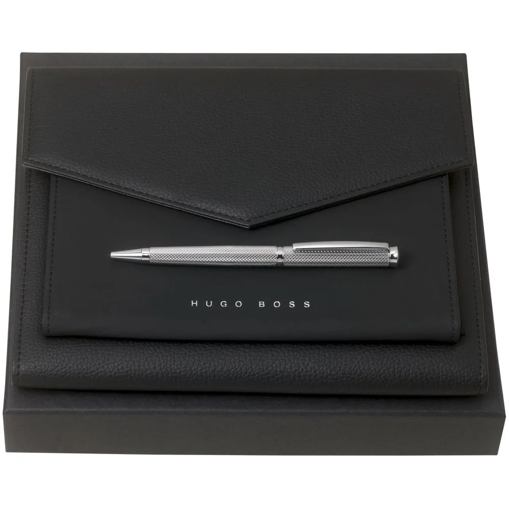 Set de regalo “Sophisticated”: carpeta y bolígrafo metálico