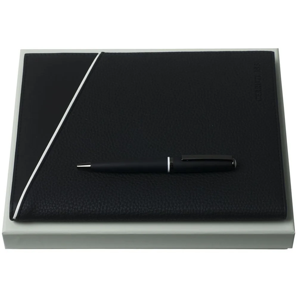 Coffret cadeau «Spring» : chemise A5, bloc-notes et stylo