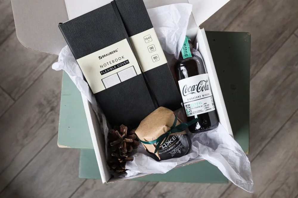 Gift Set “Vintage”: Notebook, Soda and Jam