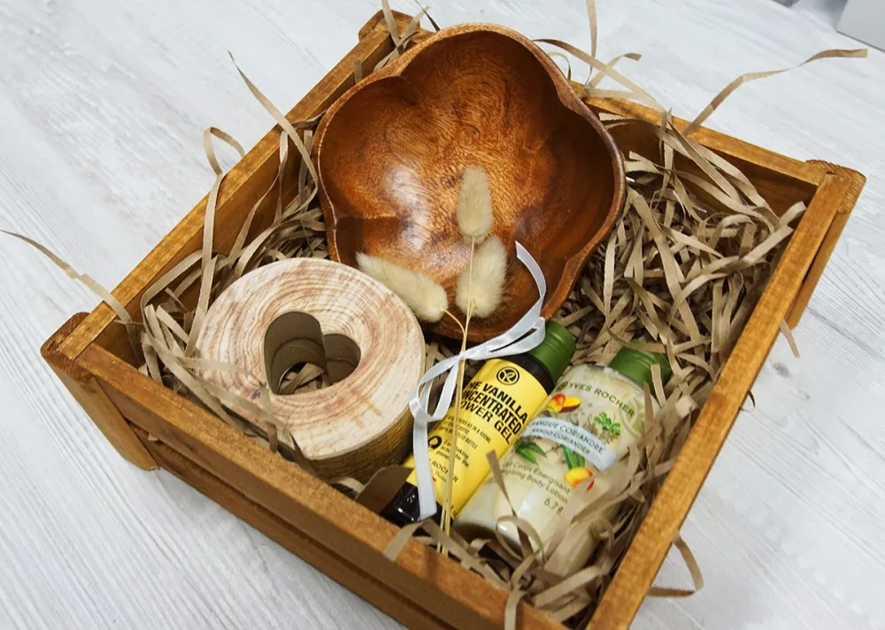 Gift Set “Scent of Nature” in a Wooden Crate