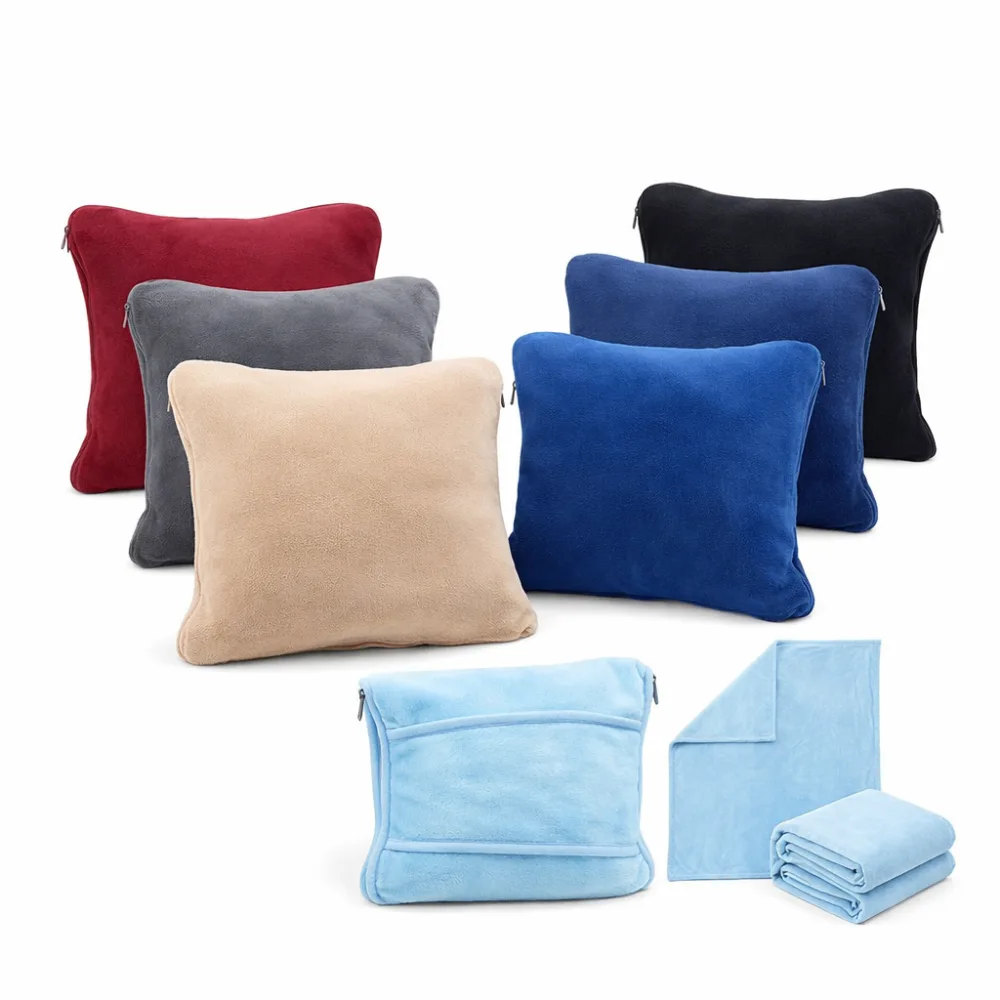 Plaid in pile 2 in 1 con funzione cuscino