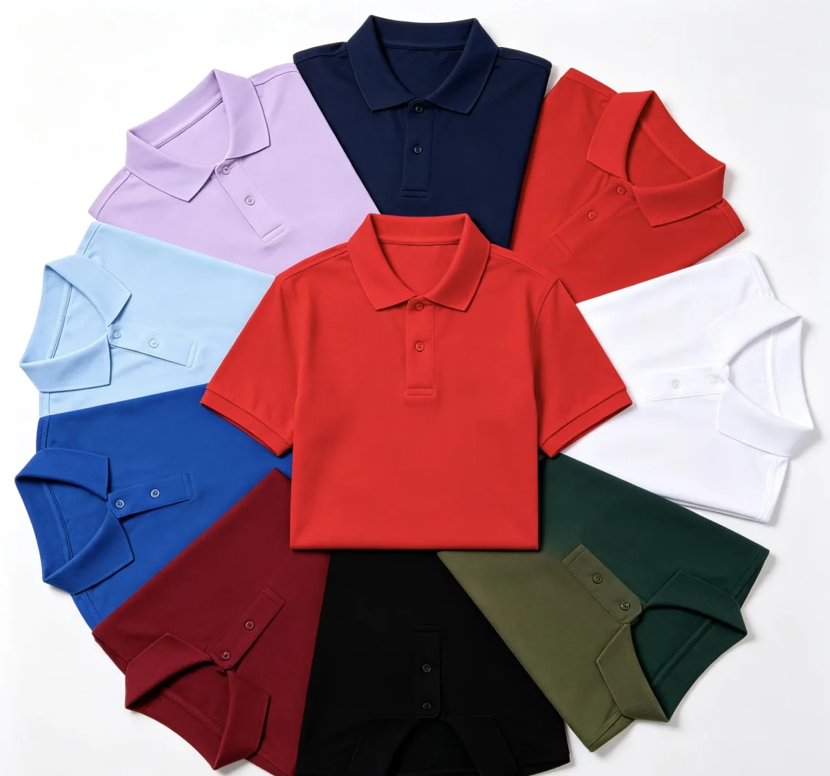 Polyester Piqué Polo 190 gsm