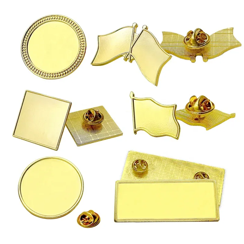 Badges métal promo formes standard