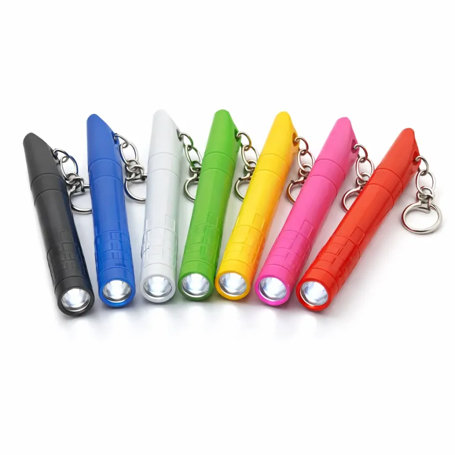 Stylo avec sifflet et lampe torche