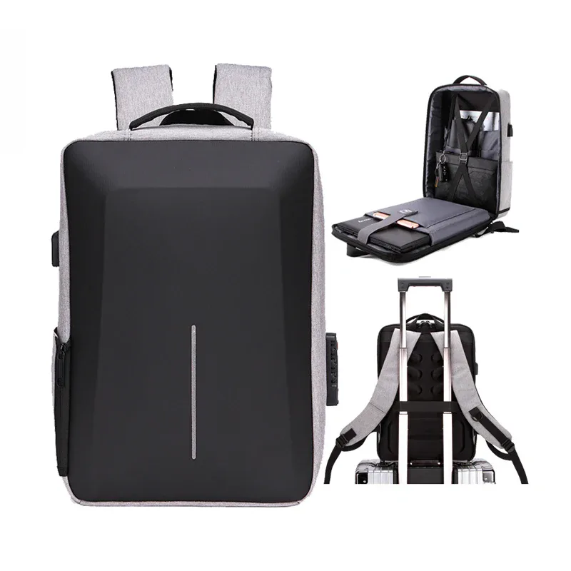 Anti-Theft Backpack with Combination Lock