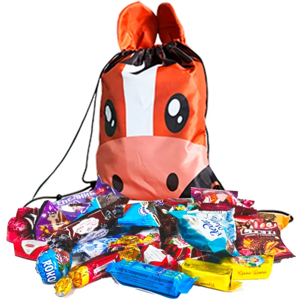 Sac à cordon avec friandises « Petit cheval »