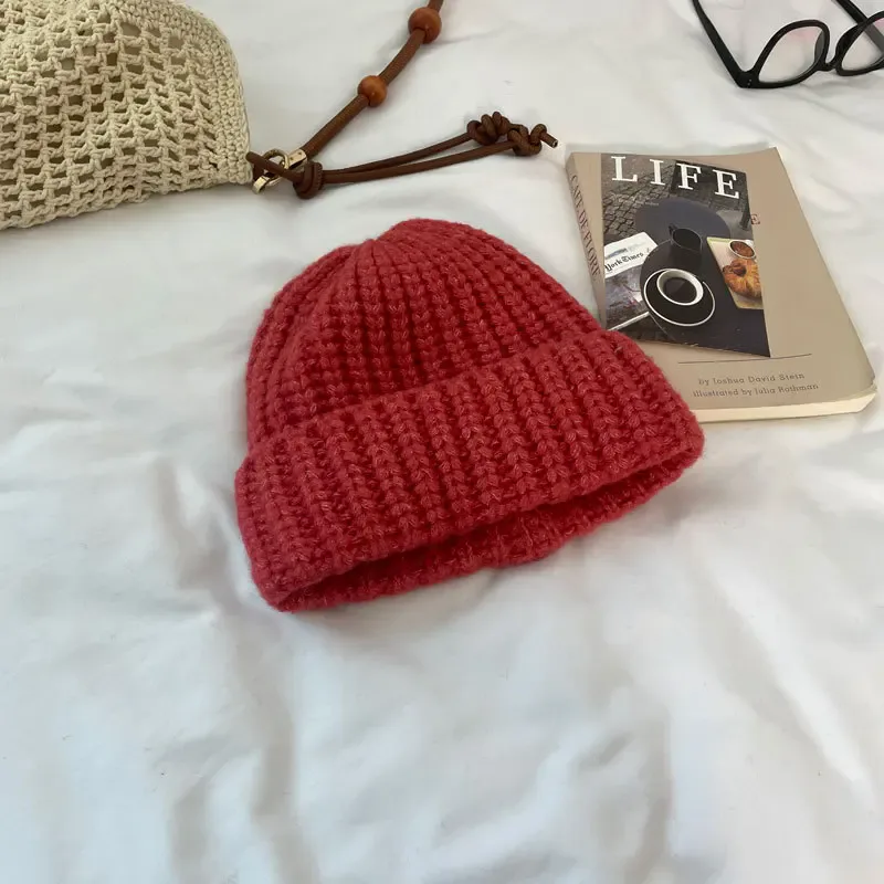 Fluffy Chunky Knit Beanie