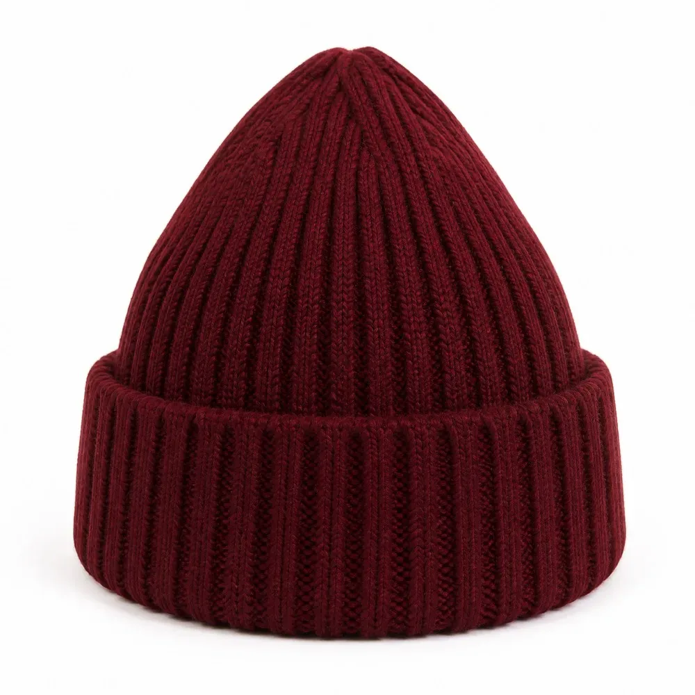 Beanie with Side Woven Label