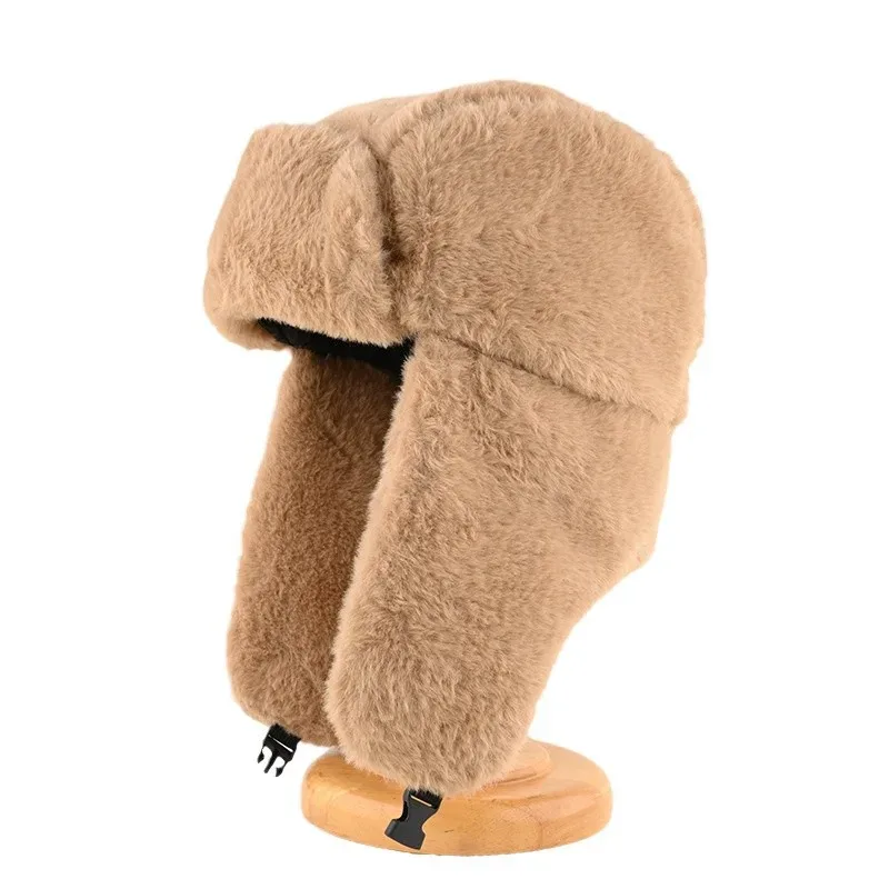 Gorro de aviador de pelo sintético