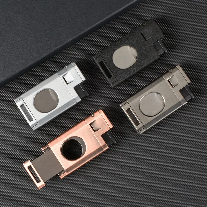 Cigar Lighter with Built-In Cutter