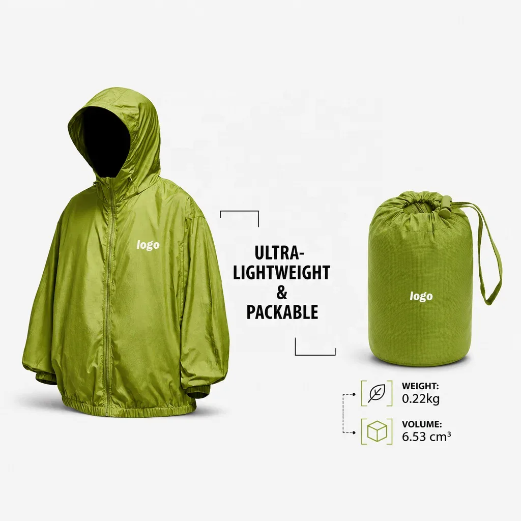 Packable Windbreaker with Pouch