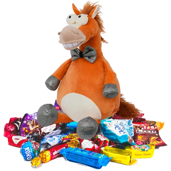 Peluche con dolci “Gentleman Rick”