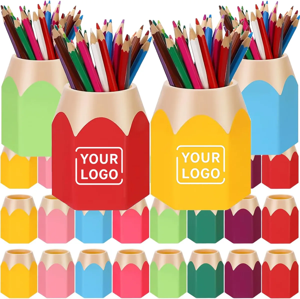 Pencil-Shaped Pen Pot