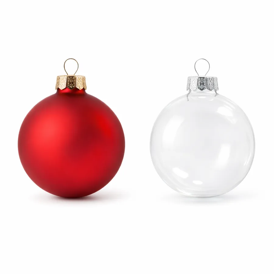 Bola de Navidad de cristal 8 cm