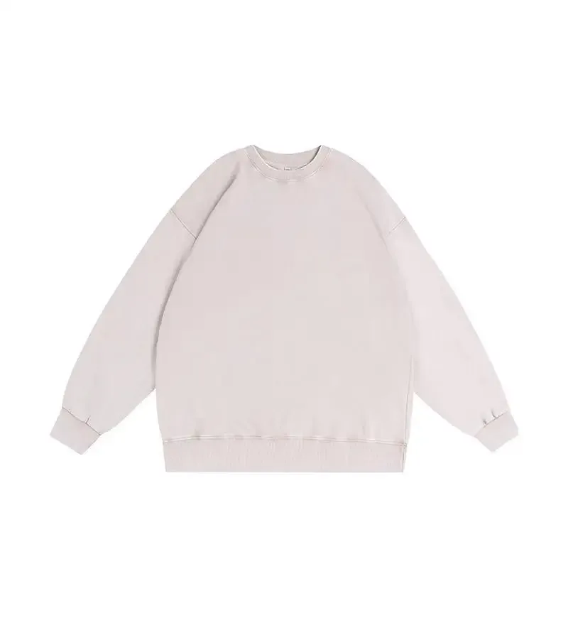 Acid Wash Cotton Sweatshirt
