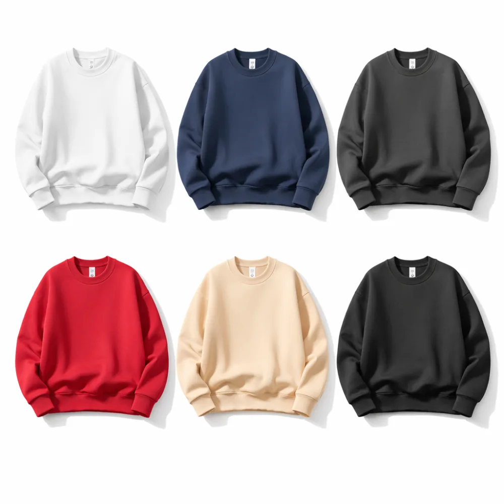 Brushed Crew Neck Sweatshirt 360 gsm