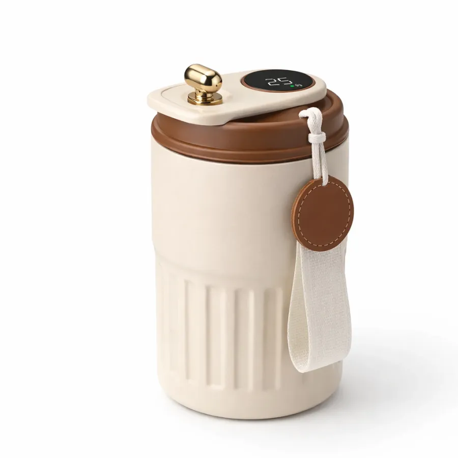Tazza da viaggio smart con display 450 ml
