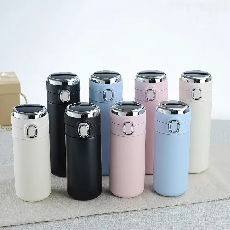 LED Temperature Display Thermos