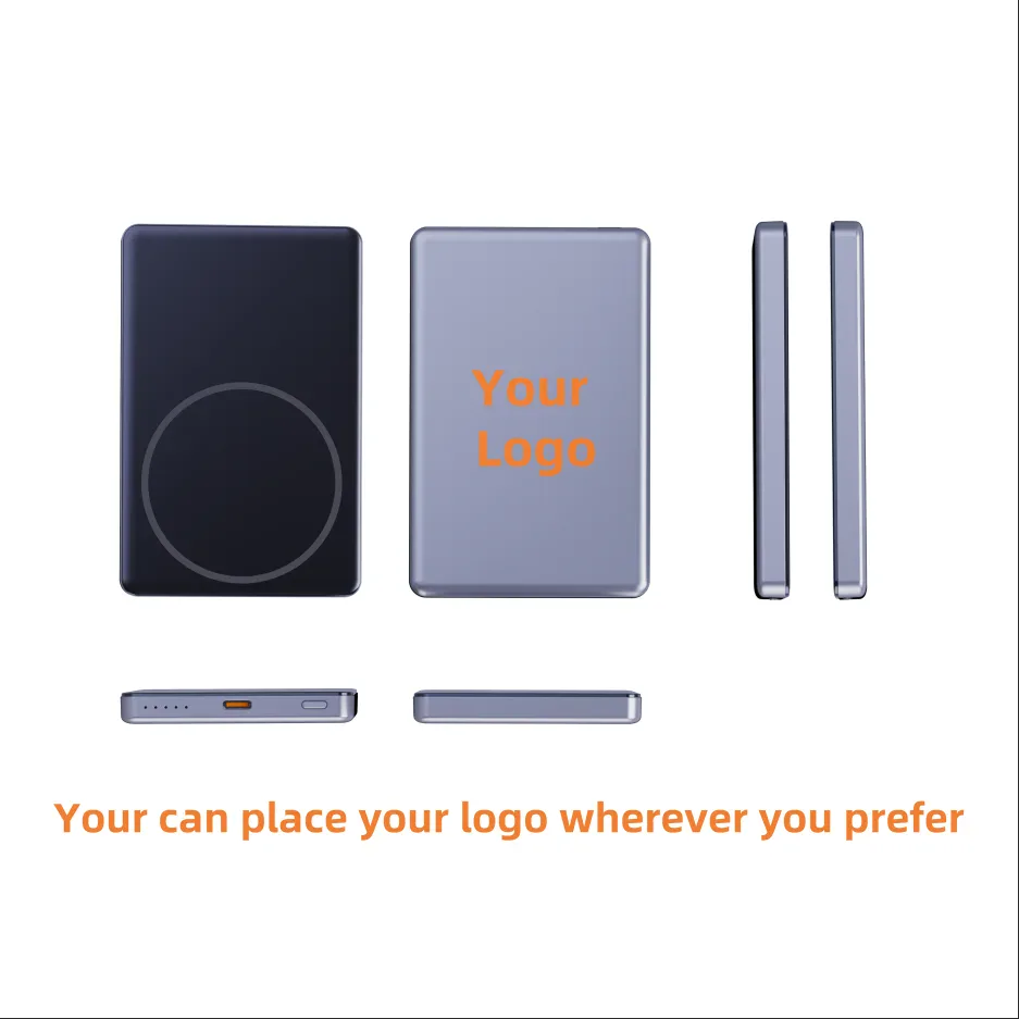 Slim Magnetic 5000 mAh Power Bank
