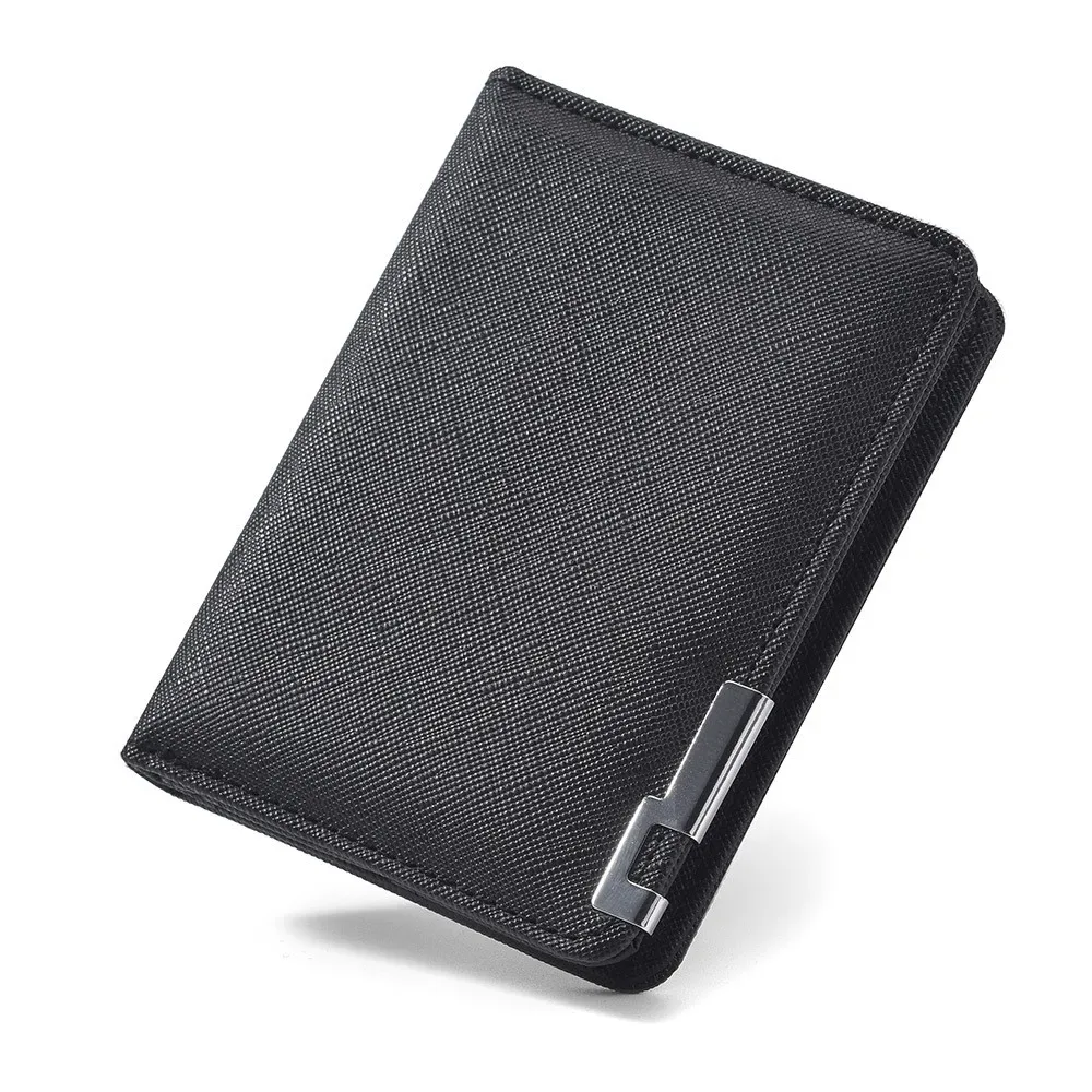 Slim Bifold Wallet with Metal Corner
