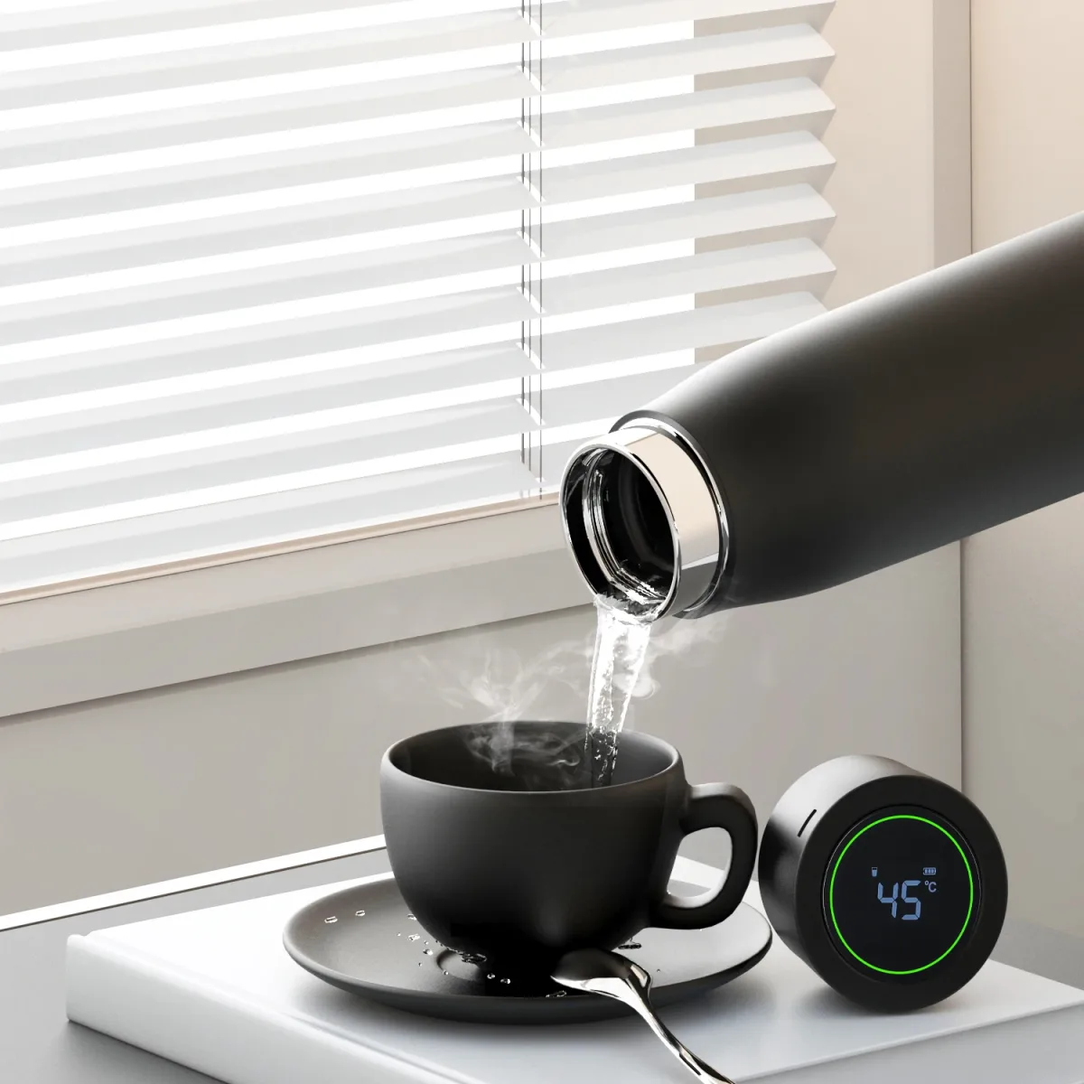 Smart Bottle with UV Purification and Display
