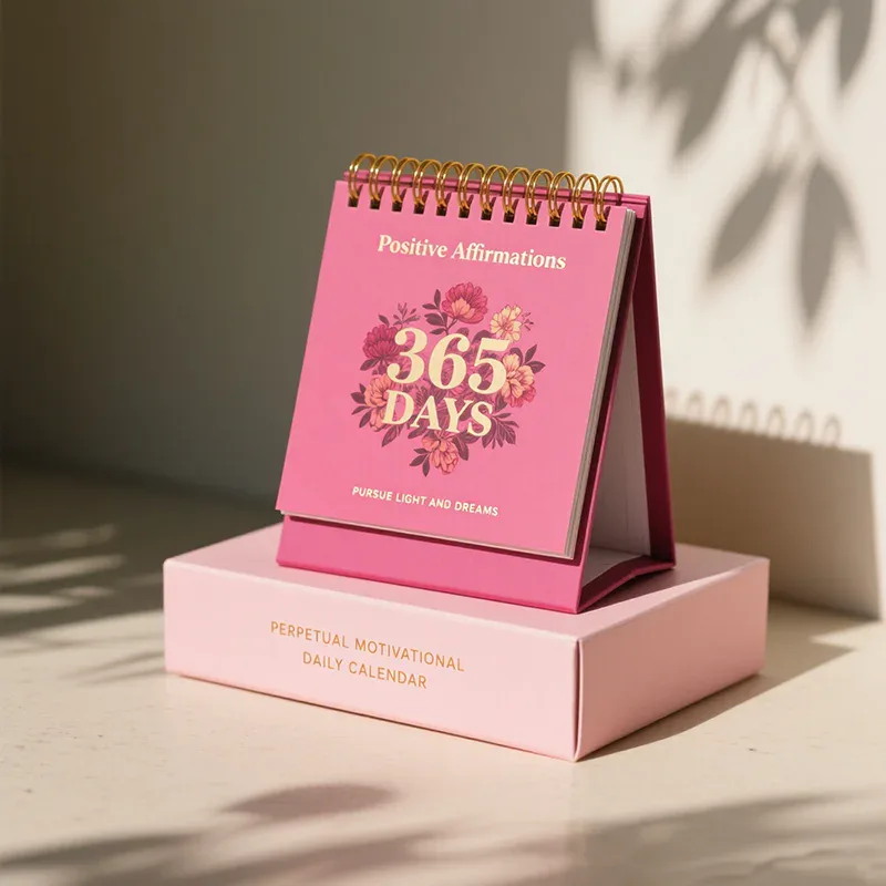 Undated 365-Page Calendar in Gift Box
