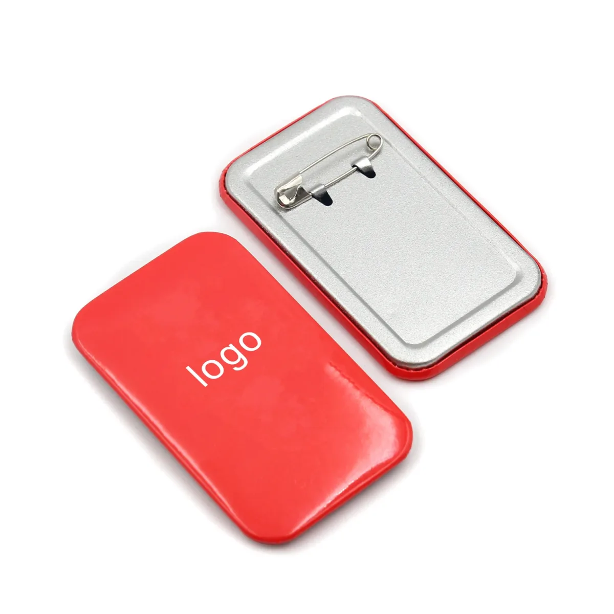 Rectangular Button Badges
