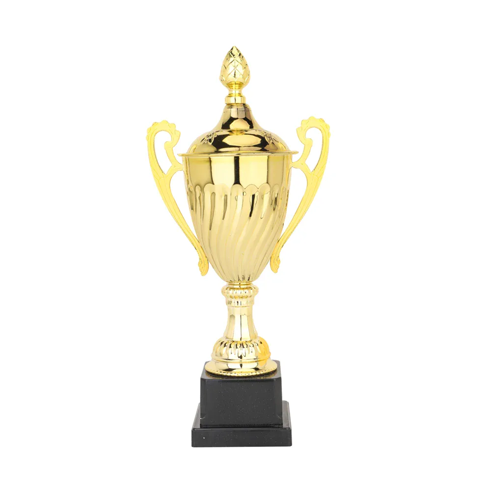 Gold Lidded Trophy Cup, 28–35 cm
