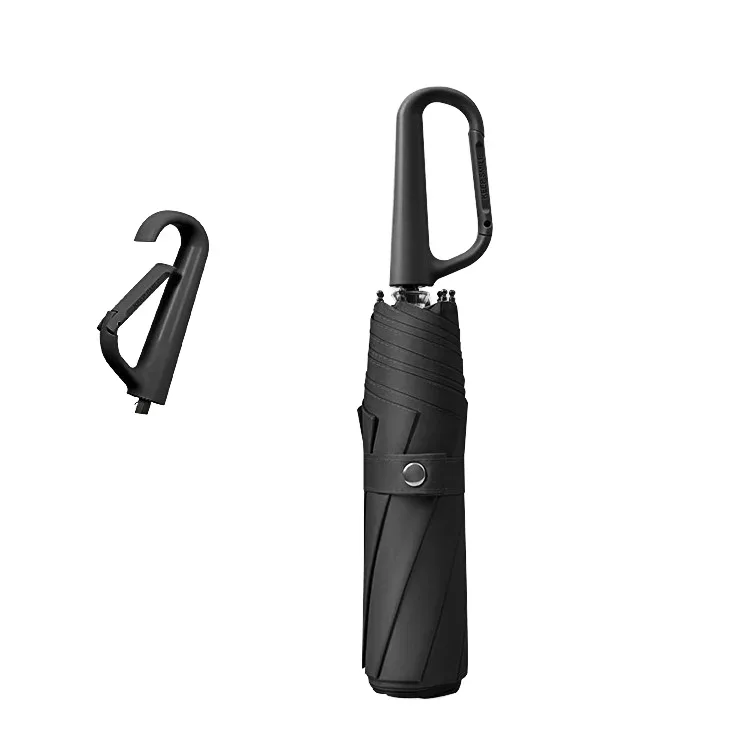 12-Rib Umbrella with Carabiner Handle